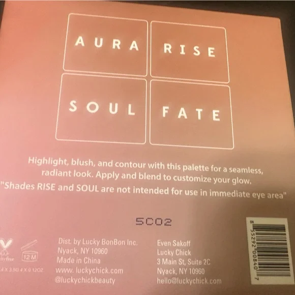 3/$33 ♦️♦️♦️ Lucky Chick Blush Palette - Soulful Shades - Picture 2 of 3